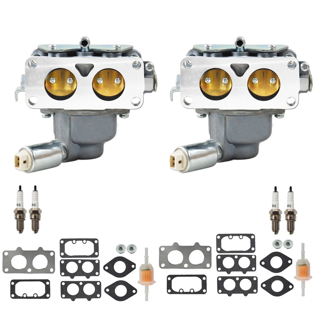 Set of 2 Carburetors for John Deere LA140 LA145