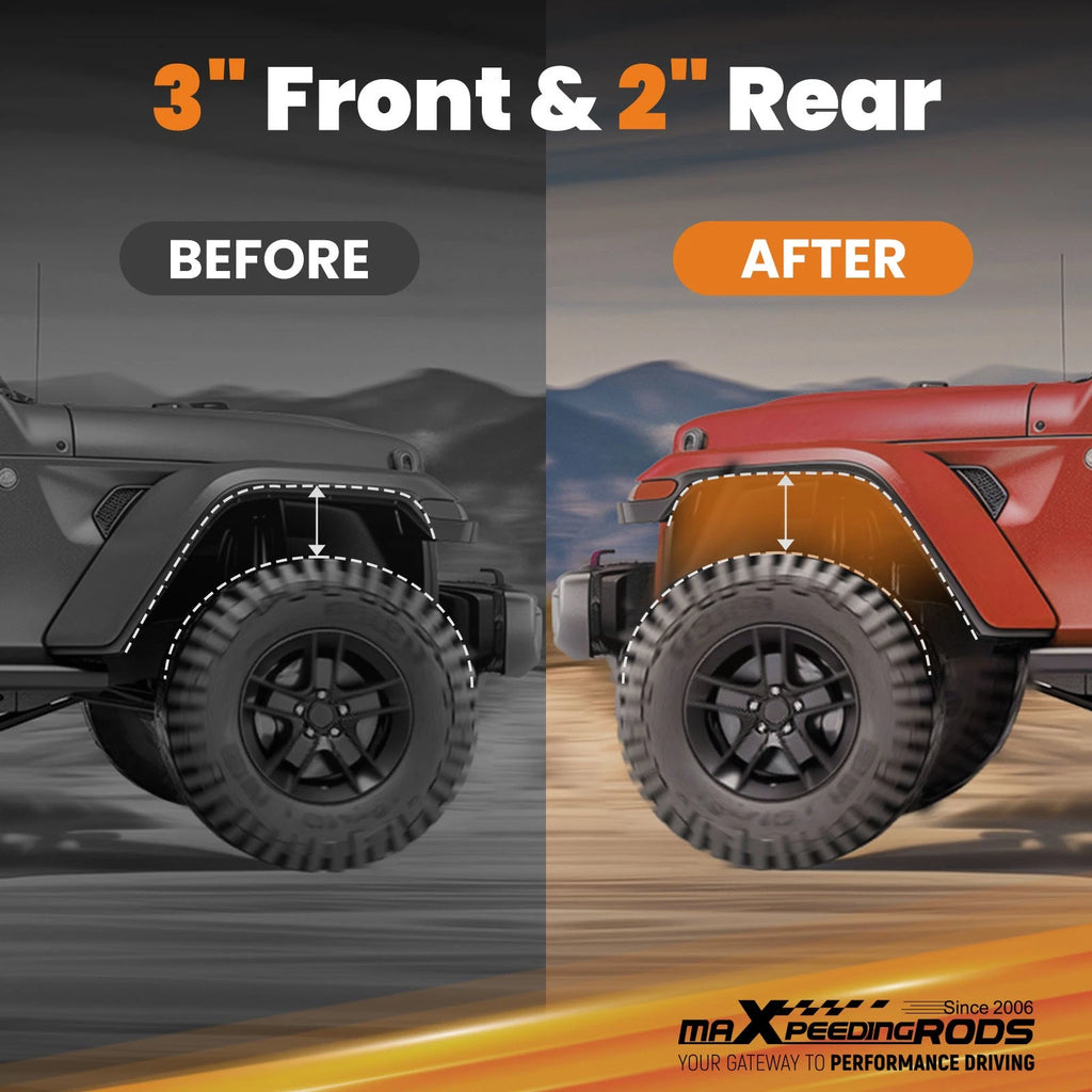 3" Front 2" Rear Lift Kit for Dodge Dakota/Raider (2005–2010)