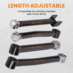 8pcs Adjustable Control Arms Set for Jeep Wrangler JK (2007–2018)
