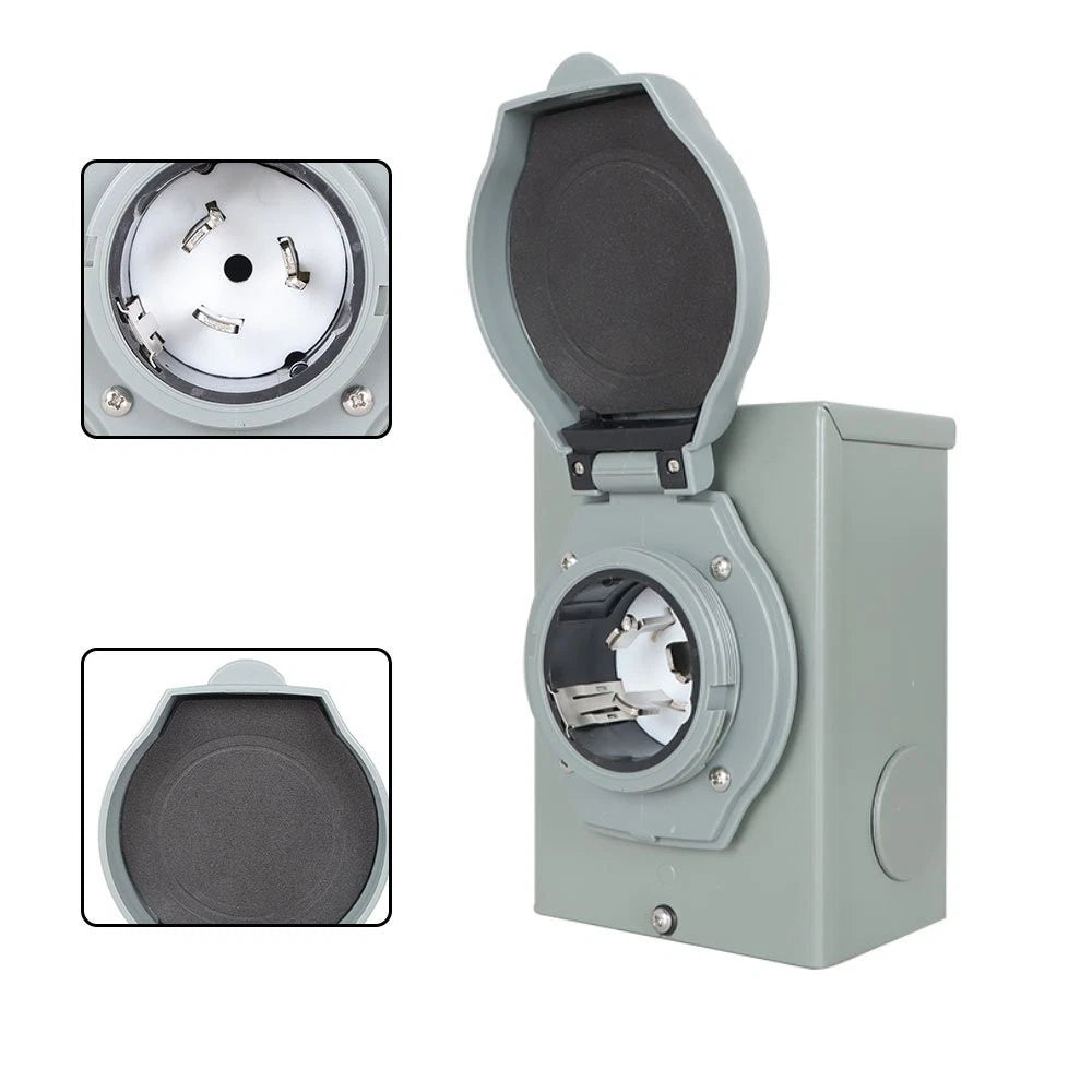 Power Inlet Box Combo Kit for Generator (30ft, 50 Amp)