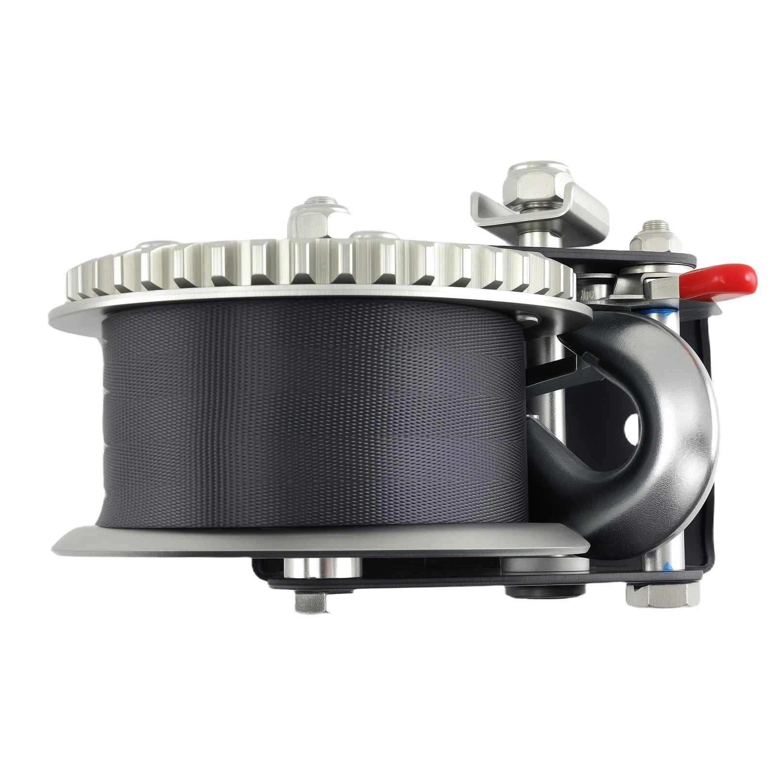 Adjustable Steel Winch Mount for 3x4 Boat Trailer Drawbar with 1200LB Winch (For 2007–2024)