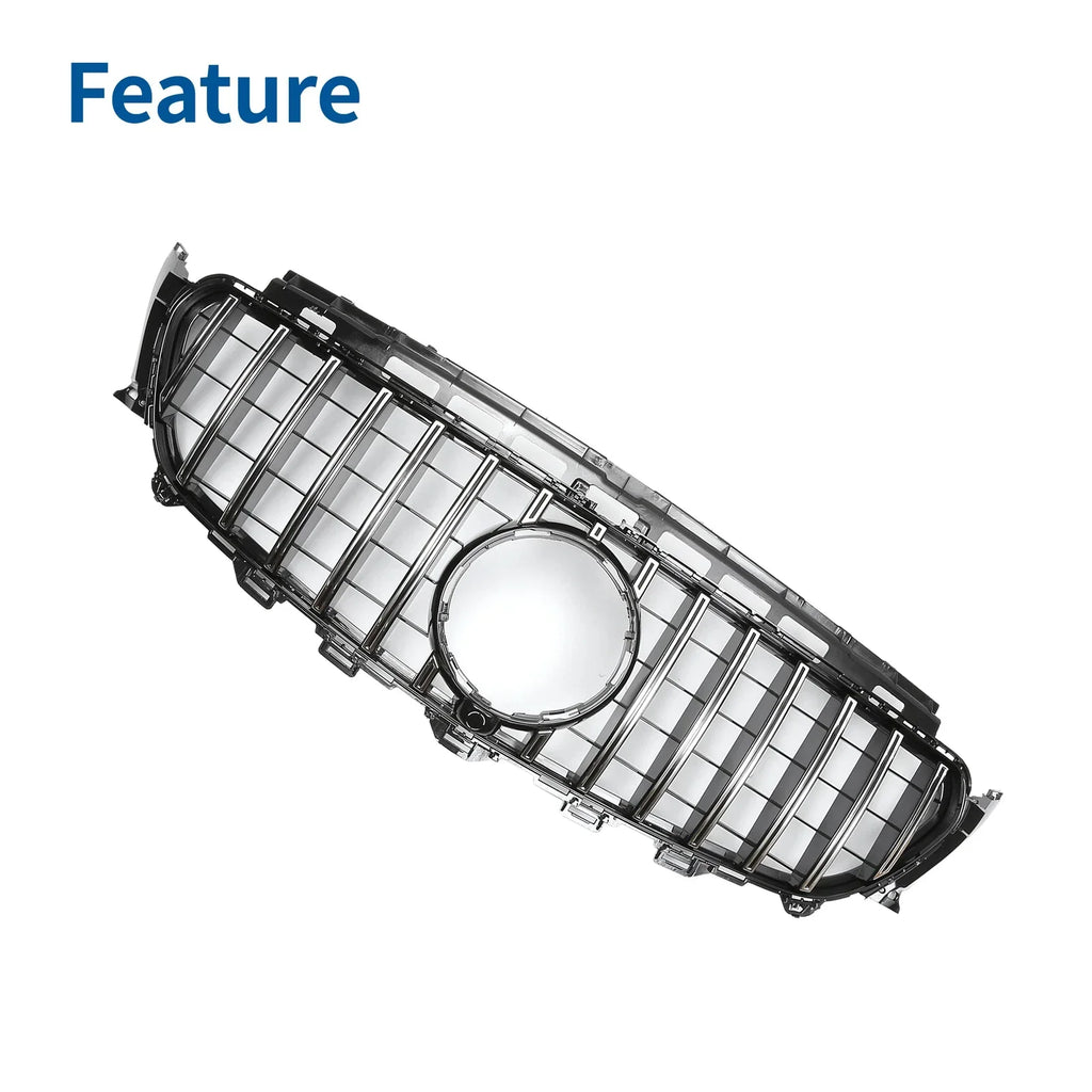 Front Upper Bumper Grille for Mercedes-Benz E200 (2016-2020)