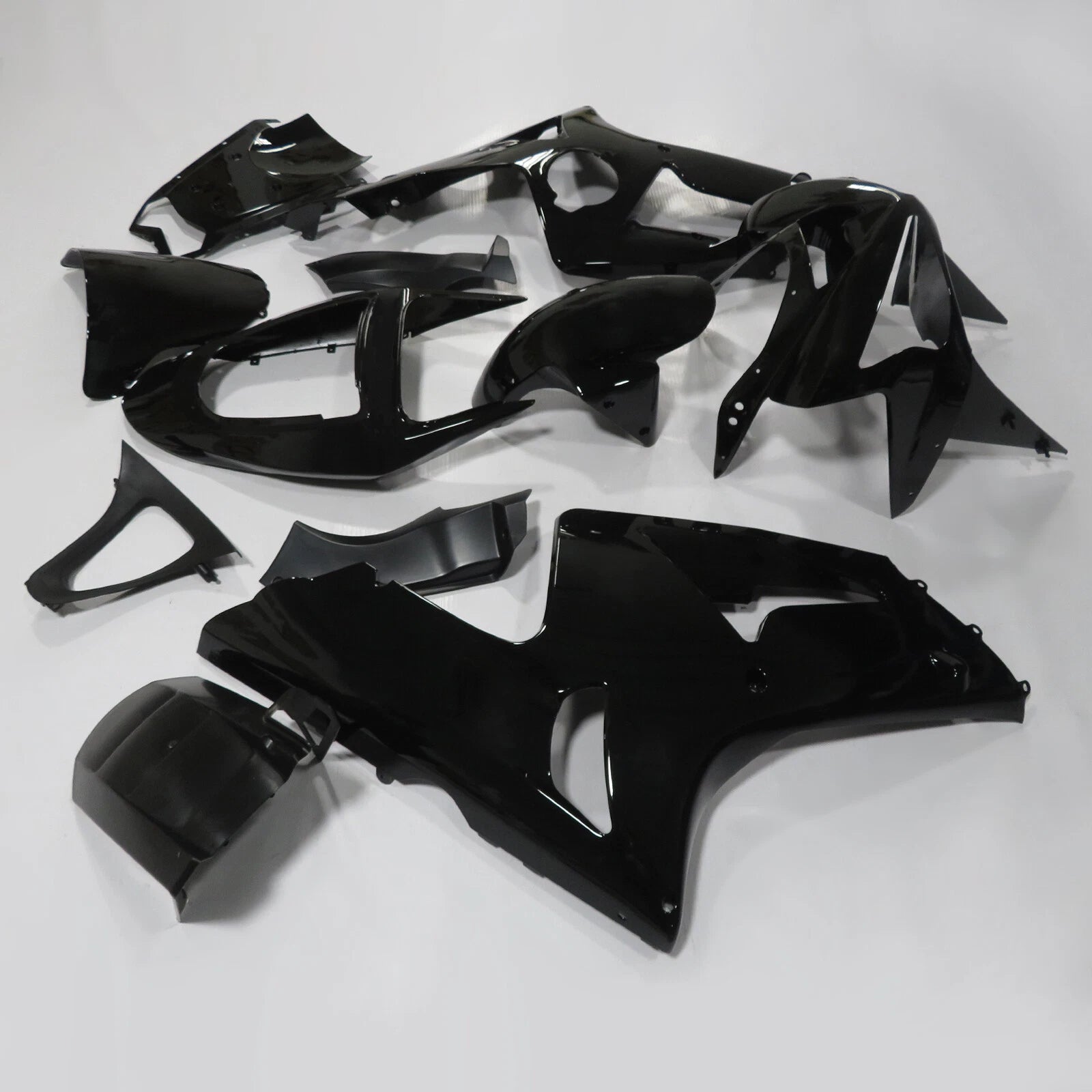 Fairing Kit for Kawasaki Ninja ZX6R (2003–2004) Black ABS