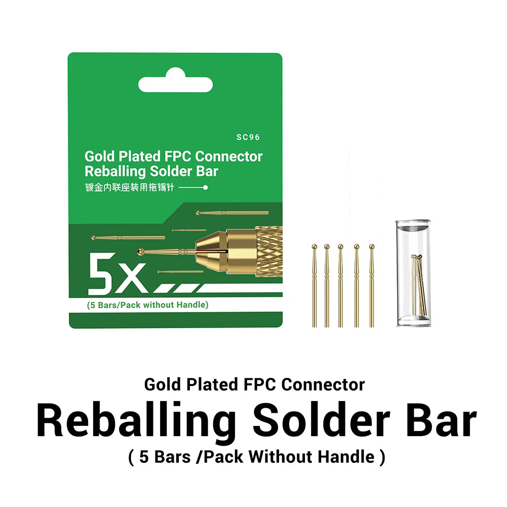 SC98 Carbon Fiber FPC Connector Gold Plated for Fast Soldering (N/A)