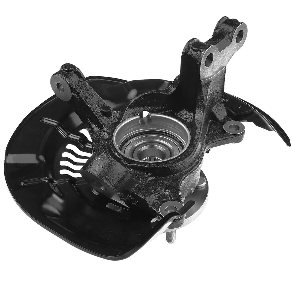 2X Front Steering Knuckle & Wheel Bearing Hub for Toyota Highlander (2001-2023)