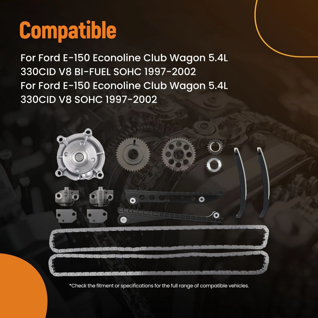 Timing Chain Kit & Tensioner Gears for Ford Excursion/Expedition (2000–2001)