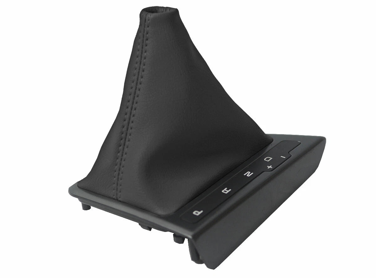Leather Automatic Shift Boot Cover for Kia Optima (2011–2015) Black