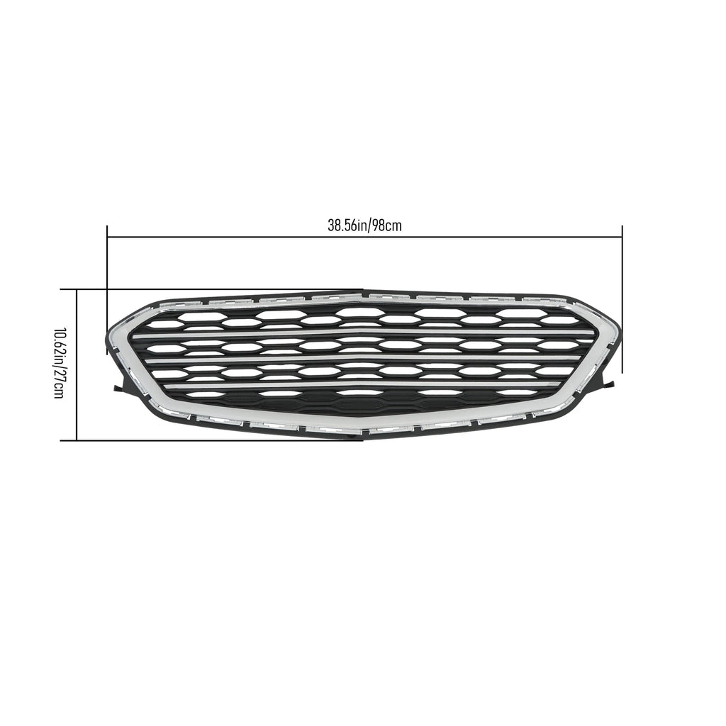 Front Lower Grille Bumper Assembly for Chevrolet Equinox (2016–2017) Chrome