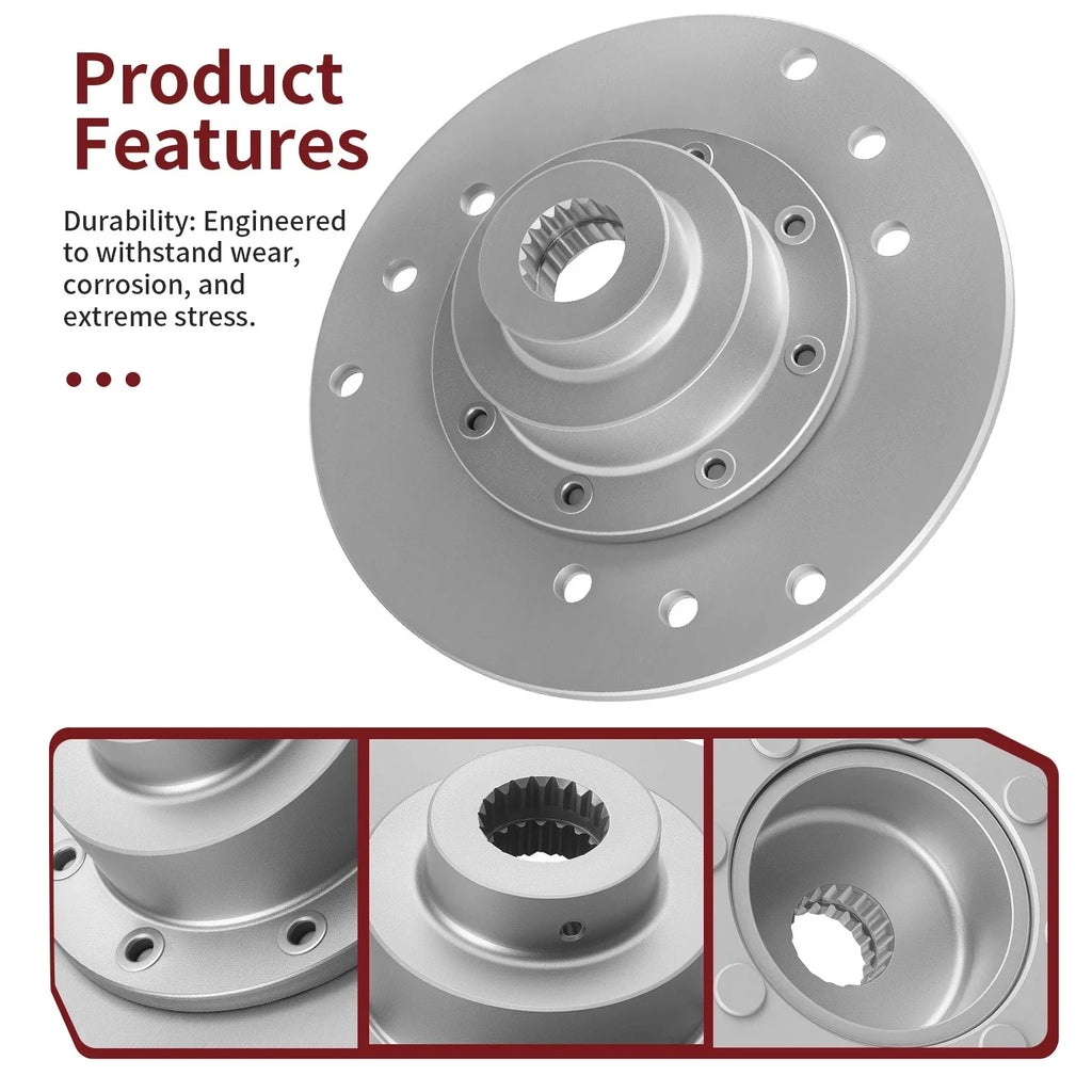 2 x Rear Brake Rotor for Polaris Sportsman 500 4x4 (1996–2002)