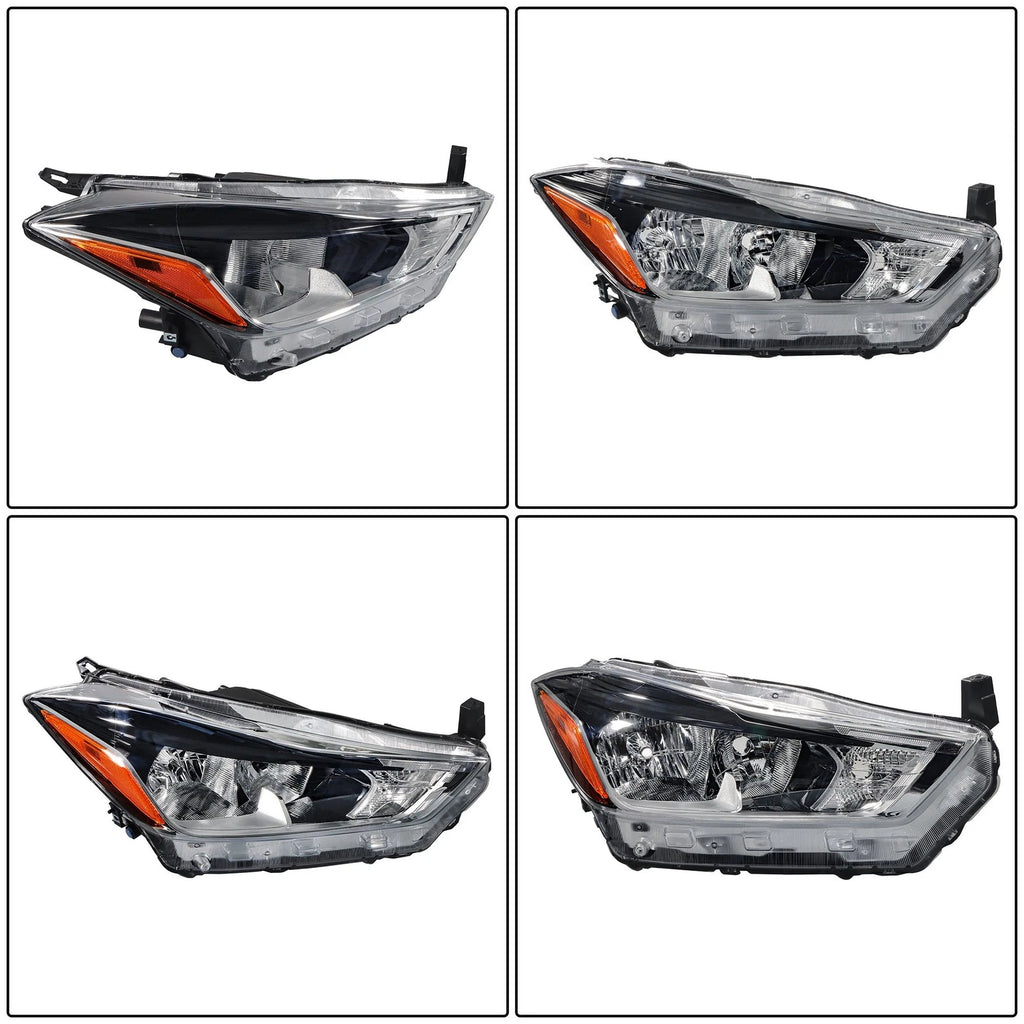 Right Side Chrome Halogen Headlight for Nissan Kicks (2018–2020)
