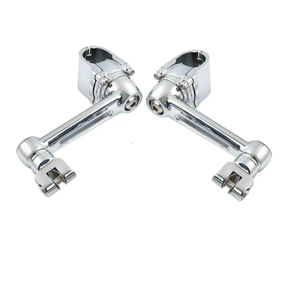 Chrome Footrest Footpeg Bracket Mount for Honda Goldwing 1800
