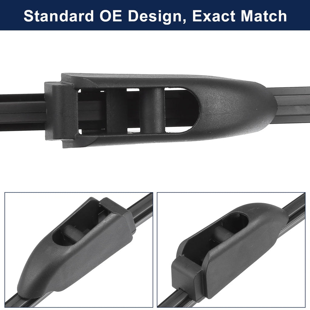 2X Rear Windshield Wiper Blade for KIA Niro (2017–2020), Forte (2013–2018)