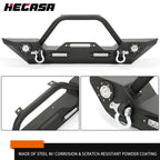 Front Bumper with LED Lights for Jeep Wrangler JK JL (2007-2024)