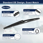 Set of 2 Rear Windshield Wiper Blade Arms for Kia Sedona (2009–2013)
