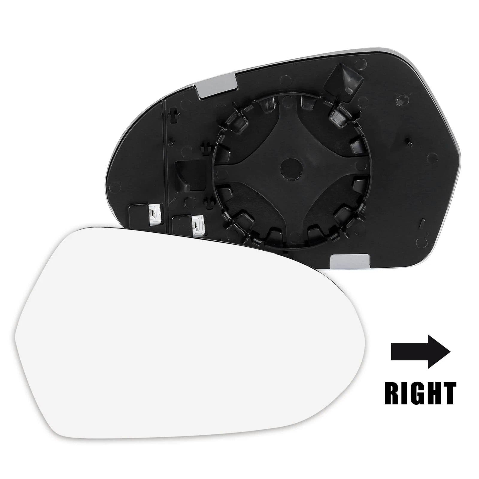 Heated Mirror Glass w/ Backing Right Side RH for Audi A6 Quattro S6 (1995–2011)