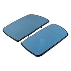 2 x Blue Wide Angle Heated Rear View Mirror Glass for BMW X5 (2000-2006)