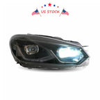 2X LED Projector Headlights for VW Golf 6 MK6 (2010-2014)