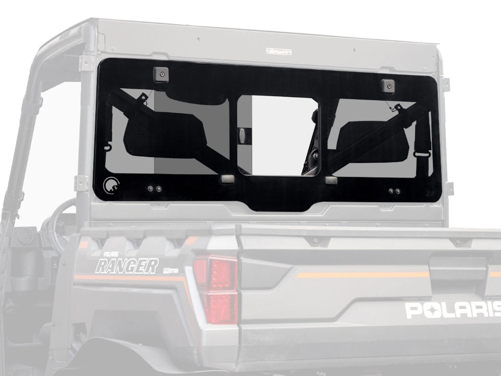 Rear Sliding Glass Windshield for Polaris Ranger 1000 (2018–2023)