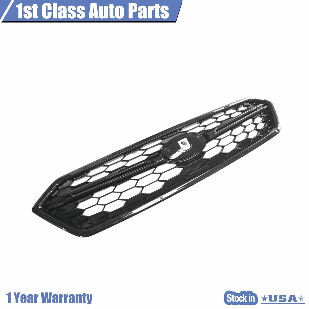 Front Bumper Grille Trim Glossy Black for Subaru WRX/WRX STI (2018–2019)