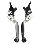 CNC Silver Extendable Brake Clutch Levers for Yamaha XMAX 125/250/300/400 (15-22)