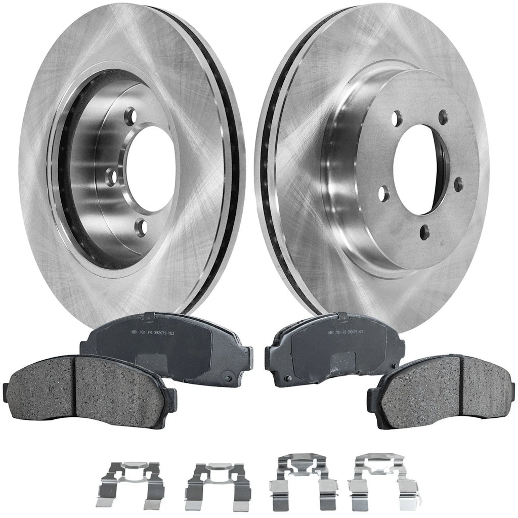 Front Brake Disc and Pad Kit for Ford Explorer (2002–2005) Ceramic