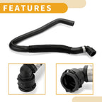 Radiator Hose for BMW 128i (2008–2013) No. 17127540020 Rubber Black