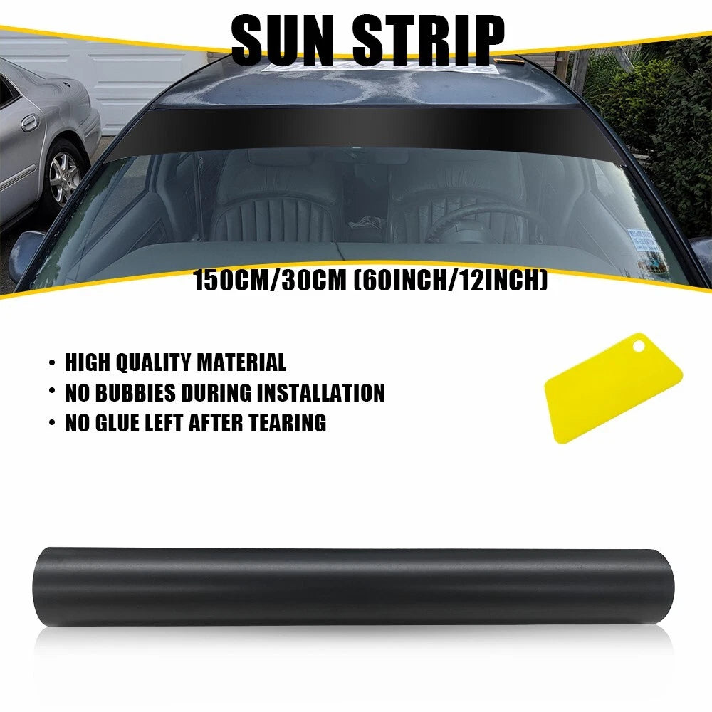 Car Window Tint Strip for Windshield (60" x 12")