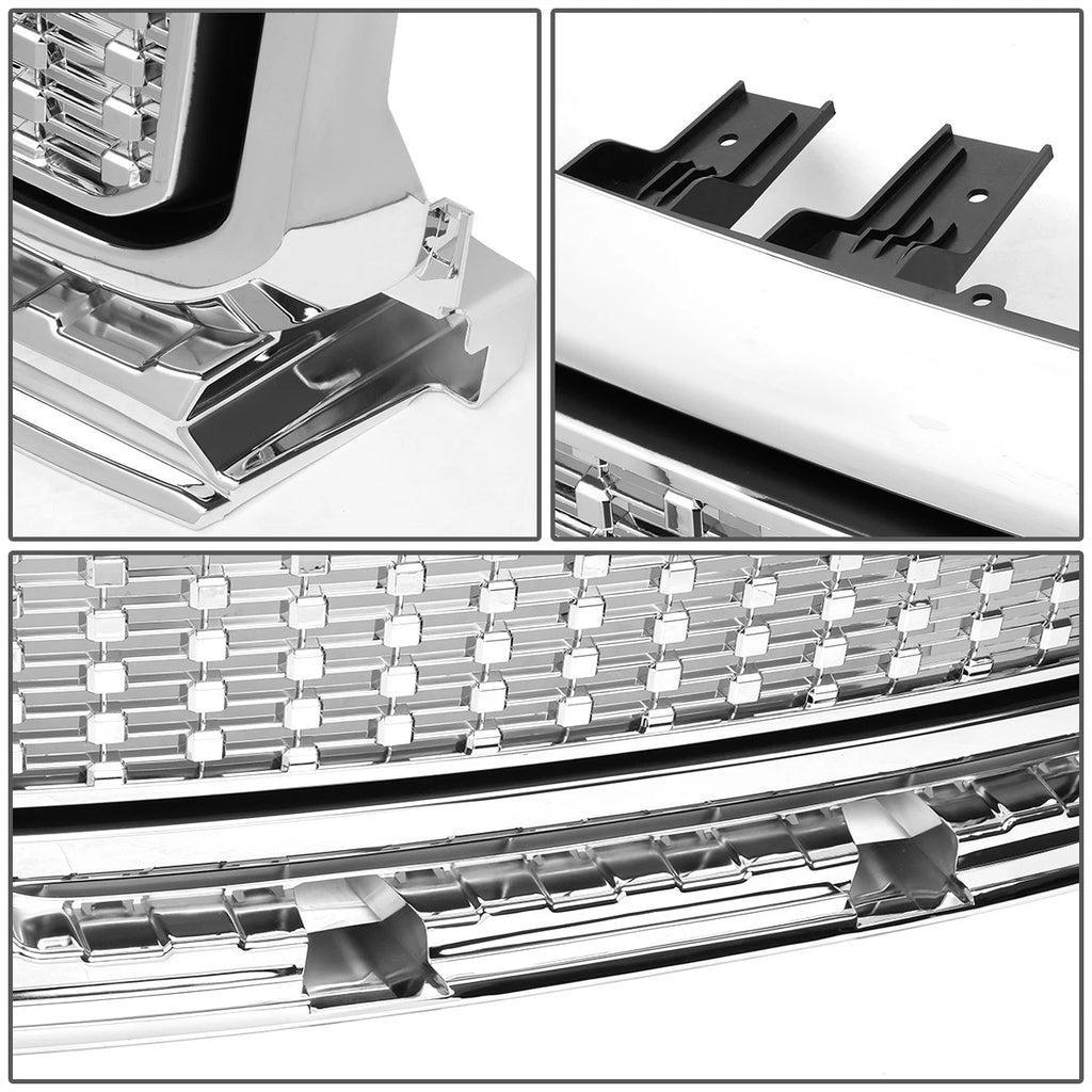 Chrome Denali Style Front Bumper Grille for GMC Canyon (2015–2018)