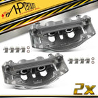 Pair Rear Brake Calipers with Bracket for Chevy Express 3500 (2003–2023)