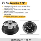 Brake Drum for Yamaha YFB250 YFB250FW Timberwolf 250 4x4 (1994–2000)