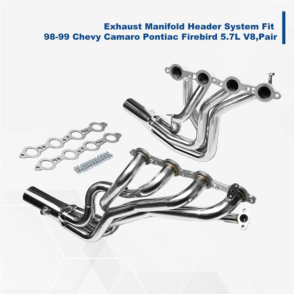 Exhaust Manifold Header for Chevy Camaro Pontiac Firebird (1998–1999) 5.7L V8