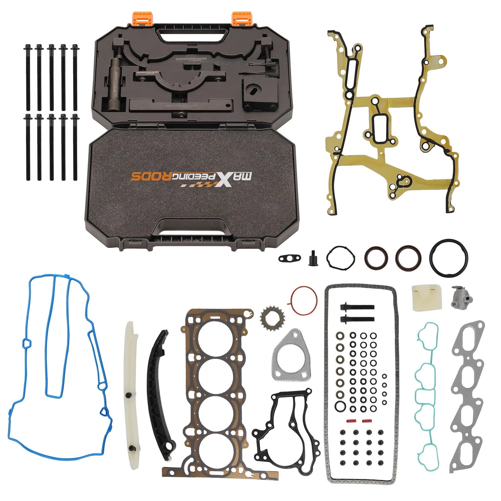 Head Gasket Bolts and Timing Chain Tool Kit for Chevrolet Cruze Buick Encore (2011–2019)