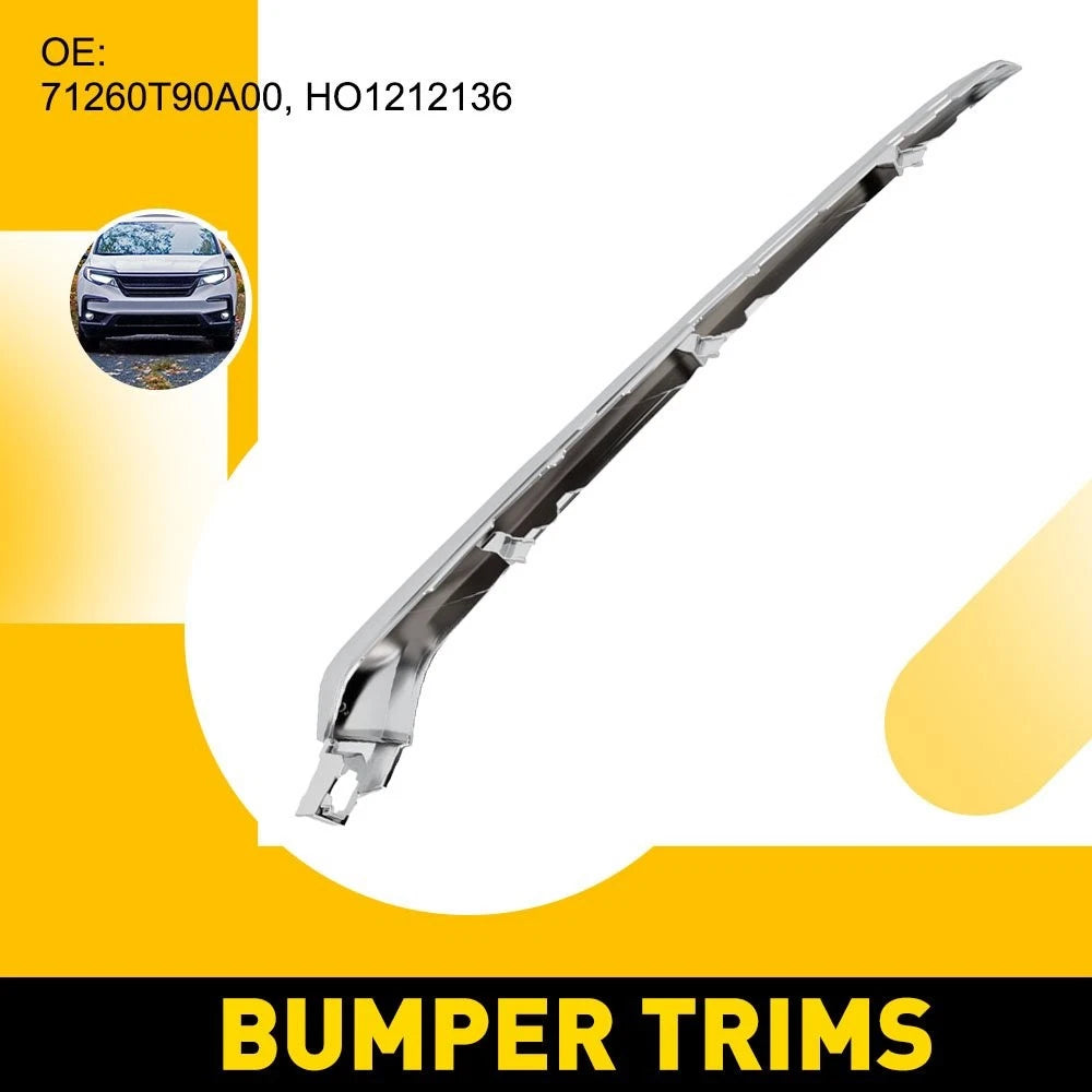Chrome LH Front Bumper Grille Trim for Honda Pilot (2023)