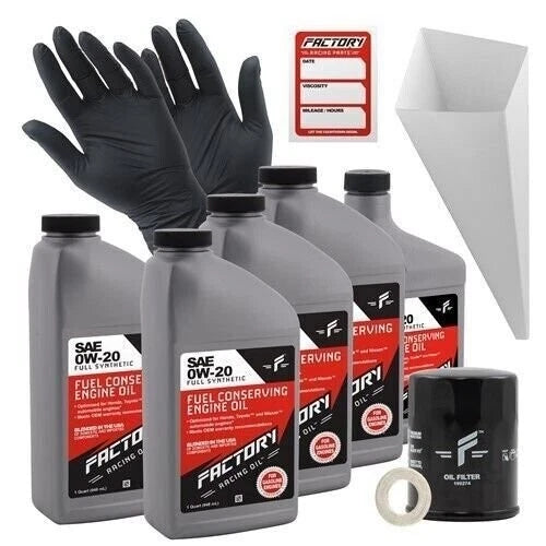 0W-20 Oil Change Kit for Honda Civic CR-V Acura RLX (4.5qt)