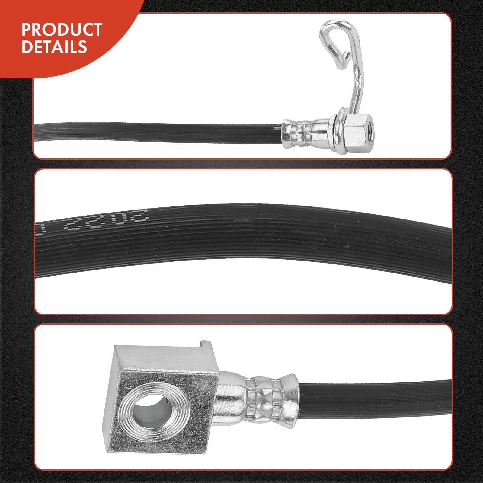 Rear Left Outer Brake Hydraulic Hose for Ford F-350 Super Duty (2010–2016)