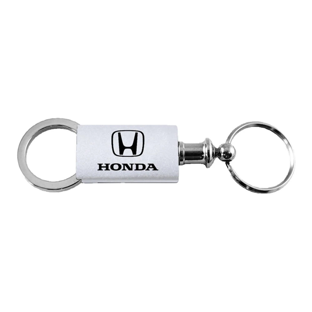 Silver Anodized Aluminum Valet Keychain - Officially Licensed for Honda