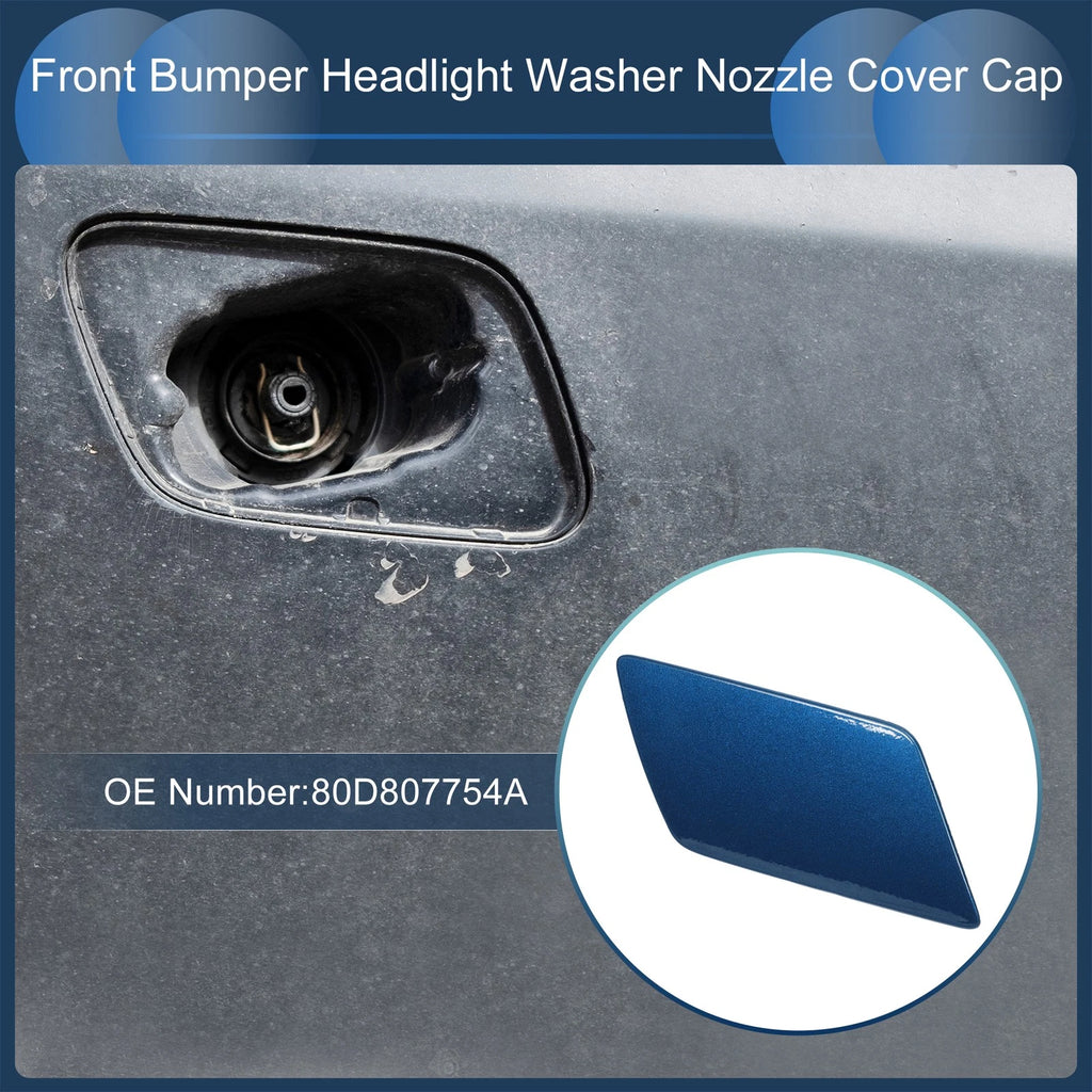 Front Right Washer Nozzle Cover Cap for Audi Q5 S-Line (2018–2020) Blue