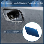Front Right Washer Nozzle Cover Cap for Audi Q5 S-Line (2018–2020) Blue