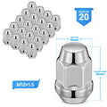 20Pc Chrome 12x1.5 Acorn Lug Nut for Allante Fleetwood Beretta Daytona (1990–1993)