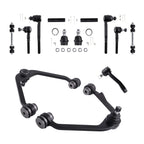 Set of 13 Front Upper Control Arms Tie Rods Sway Bar Links for Ford F-150 (1997–2003)