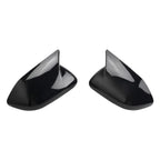 Add-On Horn Style Side Mirror Cap Covers for Ford Explorer (2020–2024) - Gloss Black