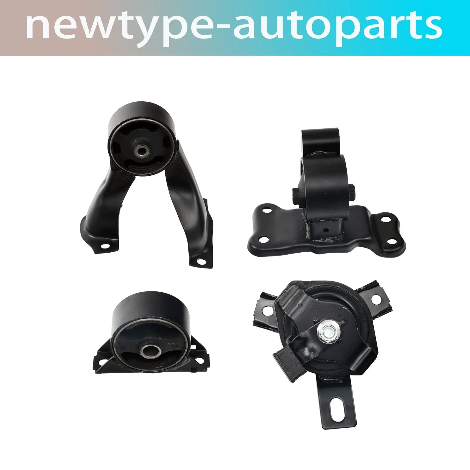 Set of 4 Motor & Trans Mounts for Mitsubishi Lancer Ralliart (2004–2006)