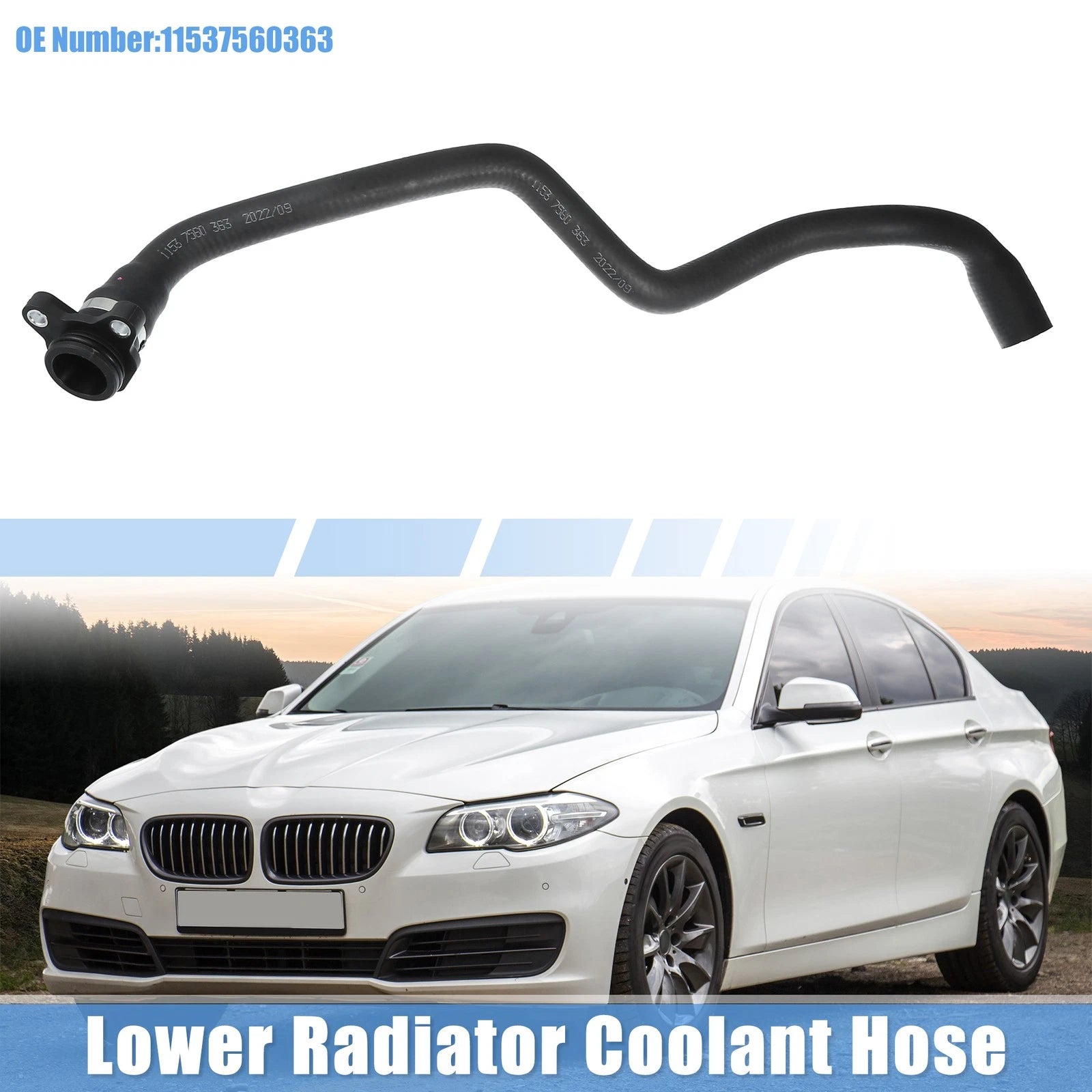 Radiator Coolant Hose No. 11537560363 for BMW X6 XDrive35i (2008–2014)