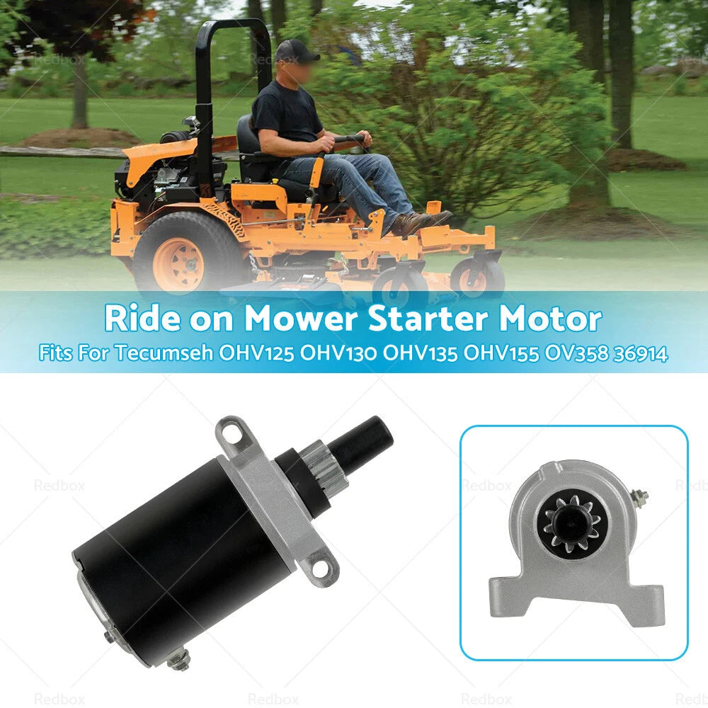 Starter Motor for Tecumseh OHV125 OHV130 OHV135 OHV155 OV358 (N/A)