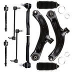 Set of 10 Front Lower Control Arms Sway Bars Tie Rods for Nissan Versa (2007–2011)