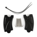CNC Handlebar Risers for Honda Rebel CMX500 (2017–2023) Black AV
