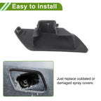 Washer Nozzle Cover Cap for Porsche Panamera (2010-2023) Silver Tone