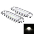 Pair White LED License Plate Lights for Volvo S80 (1998–2013) CX60 (2008–2013)
