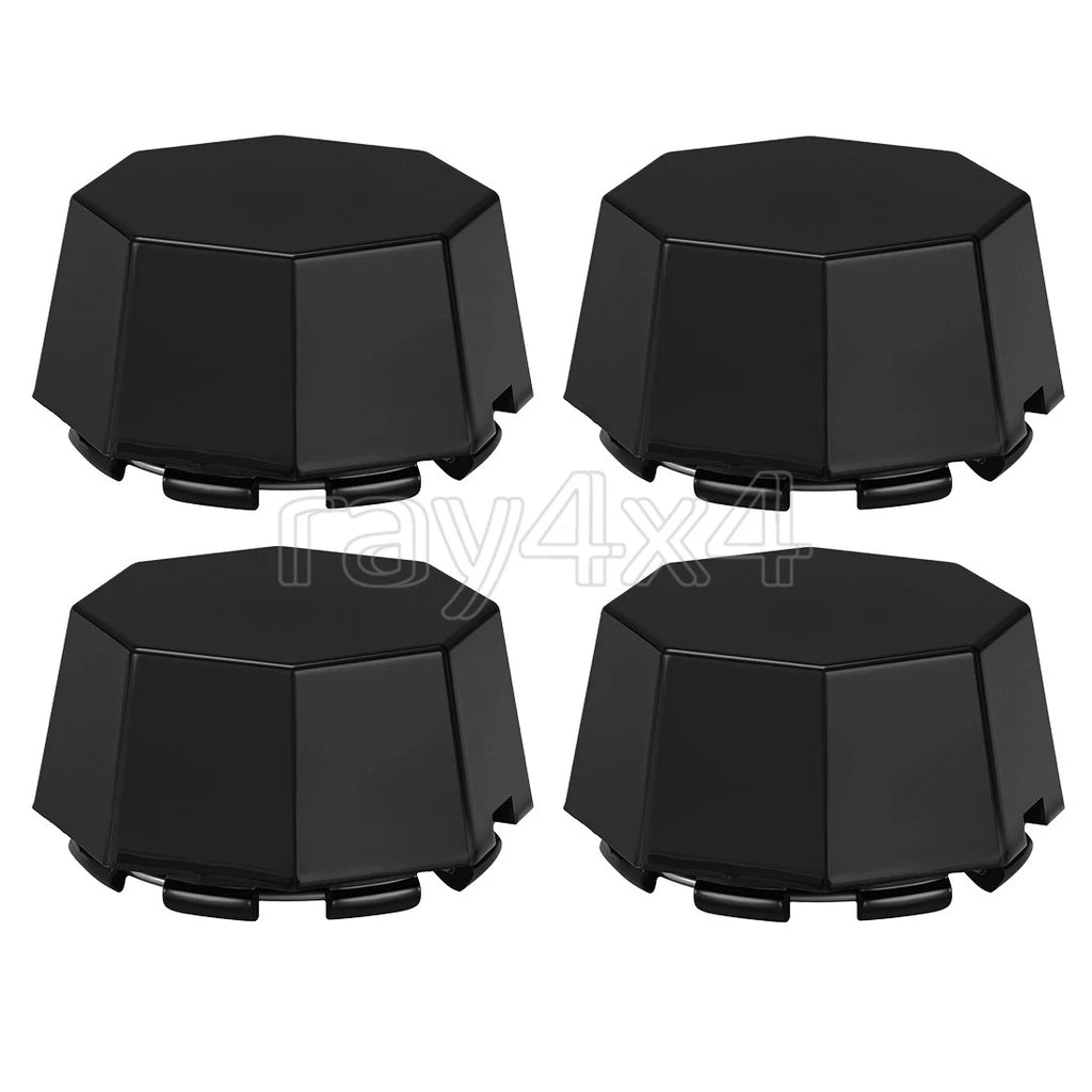 Set of 4 Black Center Wheel Hub Caps for Polaris Sportsman 570 SP X2 (2015–2025)