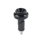 Black Motorcycle 7/8'' 1'' Handlebar Grips & End Cap Plug